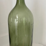 Pair of large antique blown glass bottles