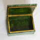 Cigar and tobacco box in alabaster and brass 1970