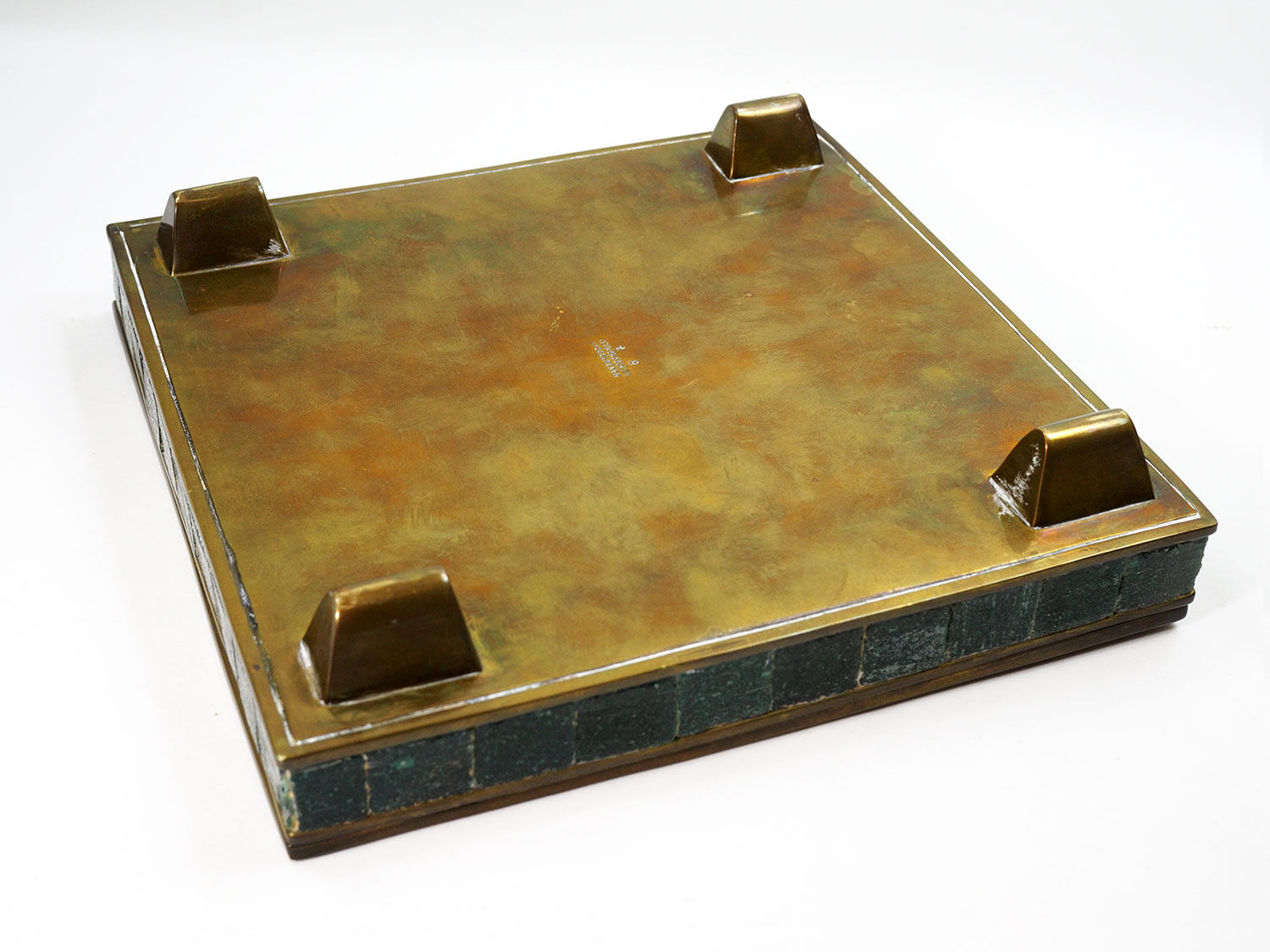 Salvador Teran Mexican Brass & Mosaic Box