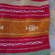 Kilim blue orange red multicolor handmade 110x60cm