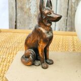 Art Deco table lamp German Shepherd