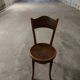Chaise de bistrot art nouveau