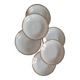 Set of 6 porcelain plates