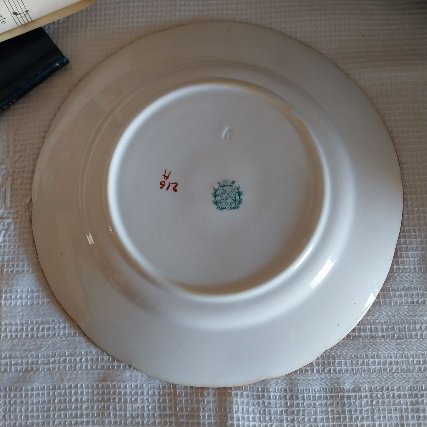 Old dessert plate Sarreguemines