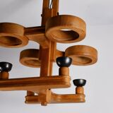 large ceiling light by Guillerme et Chambron for Votre Maison.