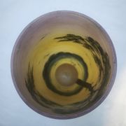 Vase with lake decoration signed Michel