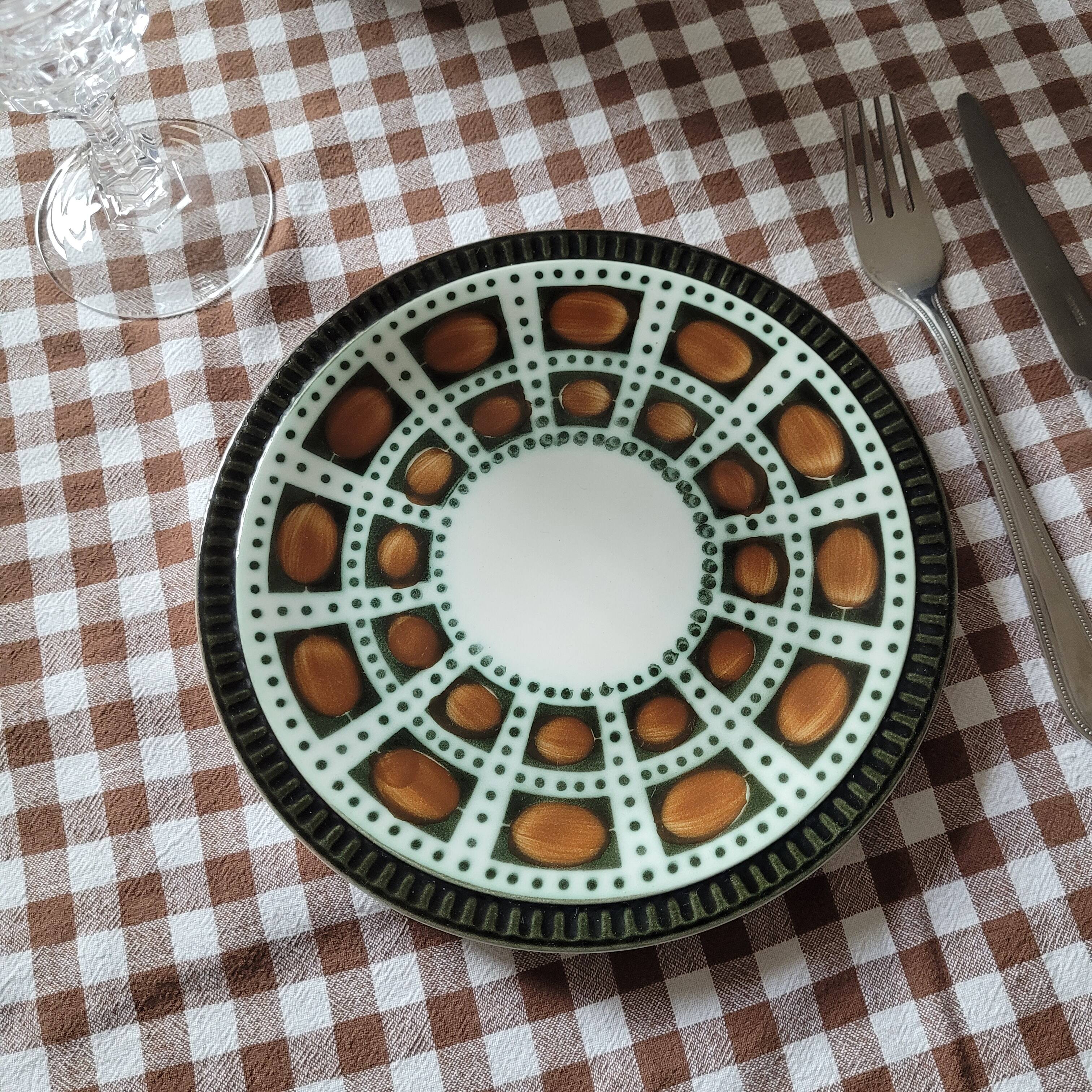 La Redoute x Selency set of 4 Bernadette dessert plates