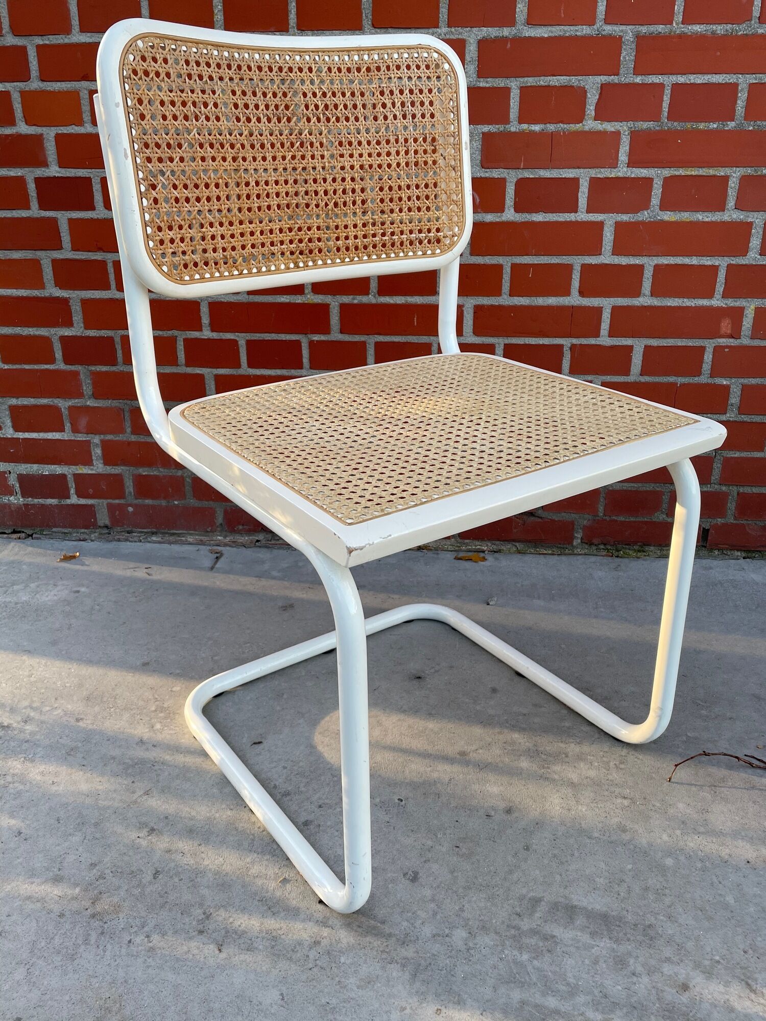 Suite of 4 chairs Cesca by Marcel Breuer made in Italy