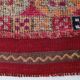 3x12 Red & Navy Blue Oushak Runner Rug, 83x352Cm