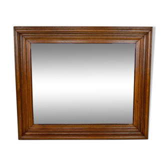 Napoleon III mirror in molded oak, France, circa 1860