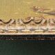 Reproduction Braun & Cie, Saint Francis of Assisi, carved wooden frame