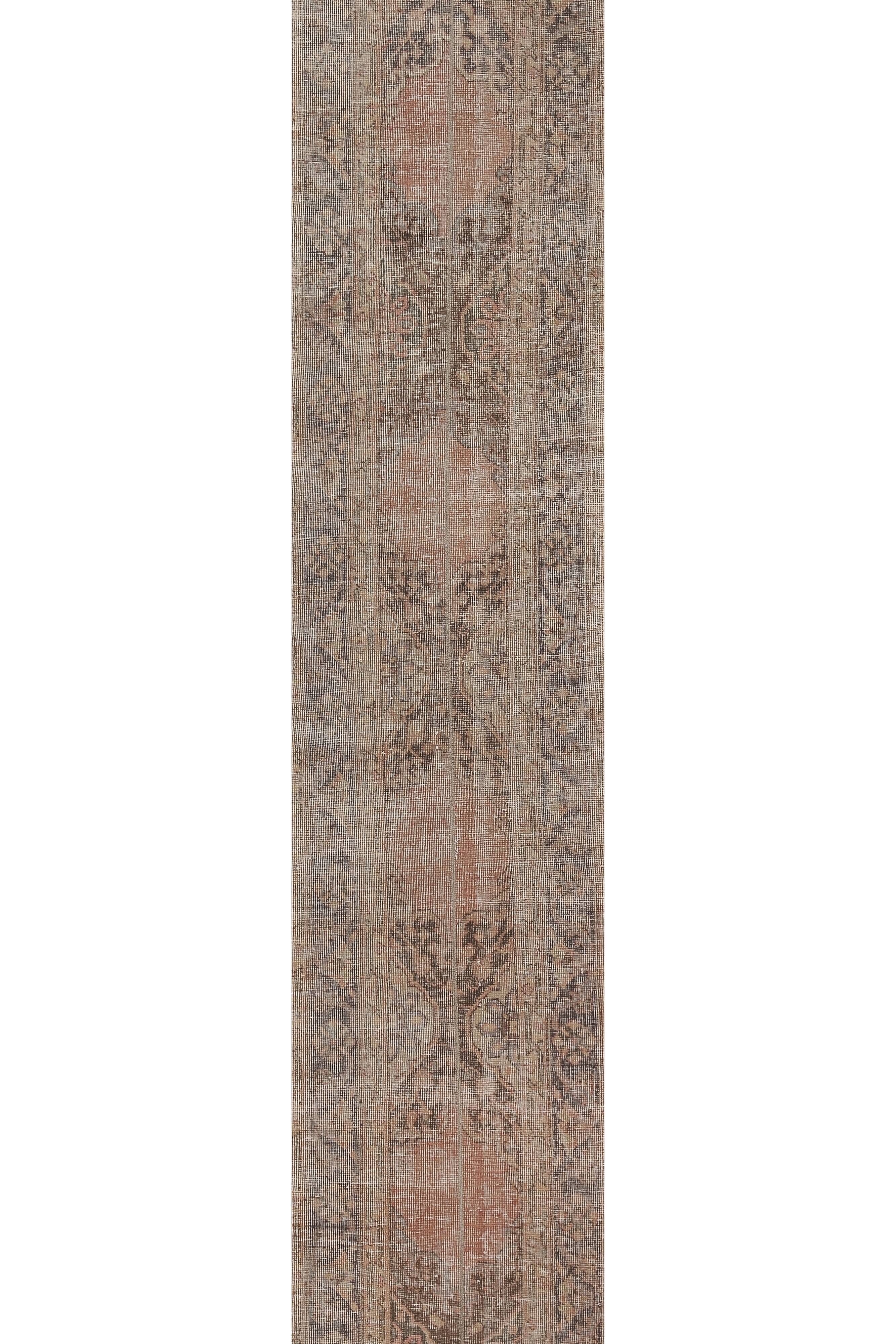 Vintage Turkish Oushak Rug Handwoven 67x692 cm