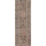 Vintage Turkish Oushak Rug Handwoven 67x692 cm
