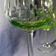 6 uranium glasses, Belgian art deco 1930