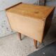 Side bedside bedside table feet compass 1 vintage drawer