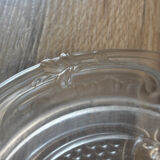 Old bottle bottom or glass moulded pocket tray