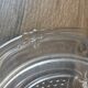 Old bottle bottom or glass moulded pocket tray