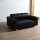 Marzio Cecchi sofa daybed in buffalo leather, Italy 1970s