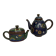 Verseuses bronze cloisonné début XXème, Chine
