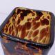 Amber Murano glass vase