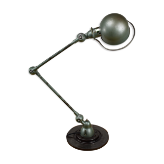 Green Jielde Industrial lamp on base