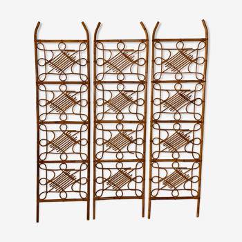 Rattan screen