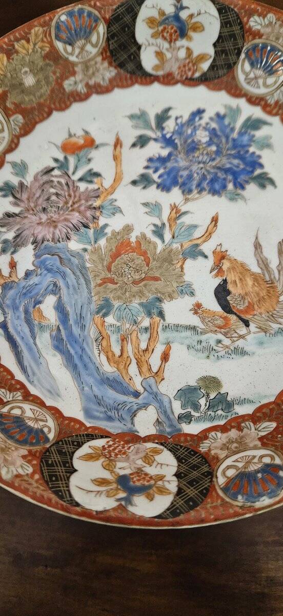 Cup on pedestal in porcelain – Imari decoration, Japan late 19th century