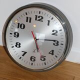 Jaz wall clock plastic chrome steel