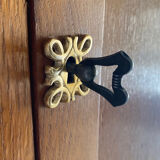 Vintage cupboard with compass feet