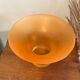 Vase en verre orange