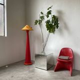 80s pop red floor lamp