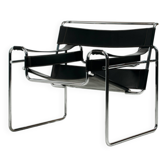 MK11227 Modèle B3 / Chaise Wassily par Marcel Breuer pour Gavina