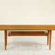 Coffee and caning coffee table by Peter Hvidt & Orla Molgaard Nielsen