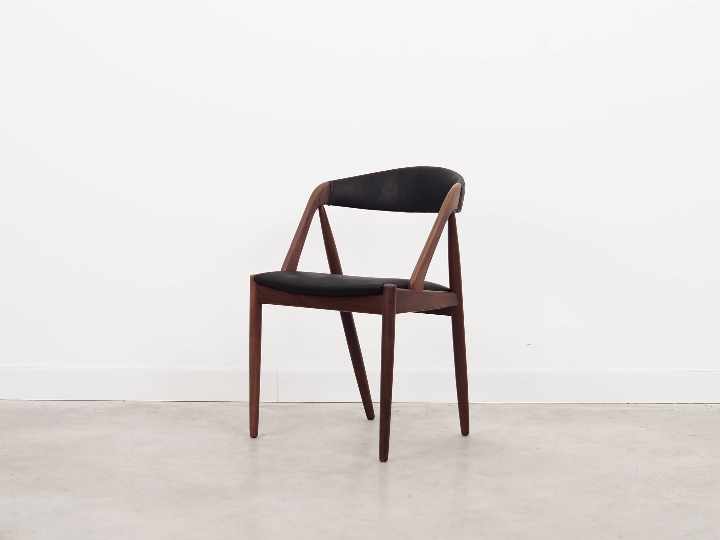 Set of four teak chairs, Danish design, 1970s, designer: Kai Kristiansen
