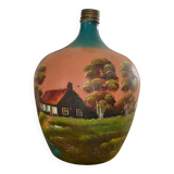 Impressive and rare dame-jeanne.