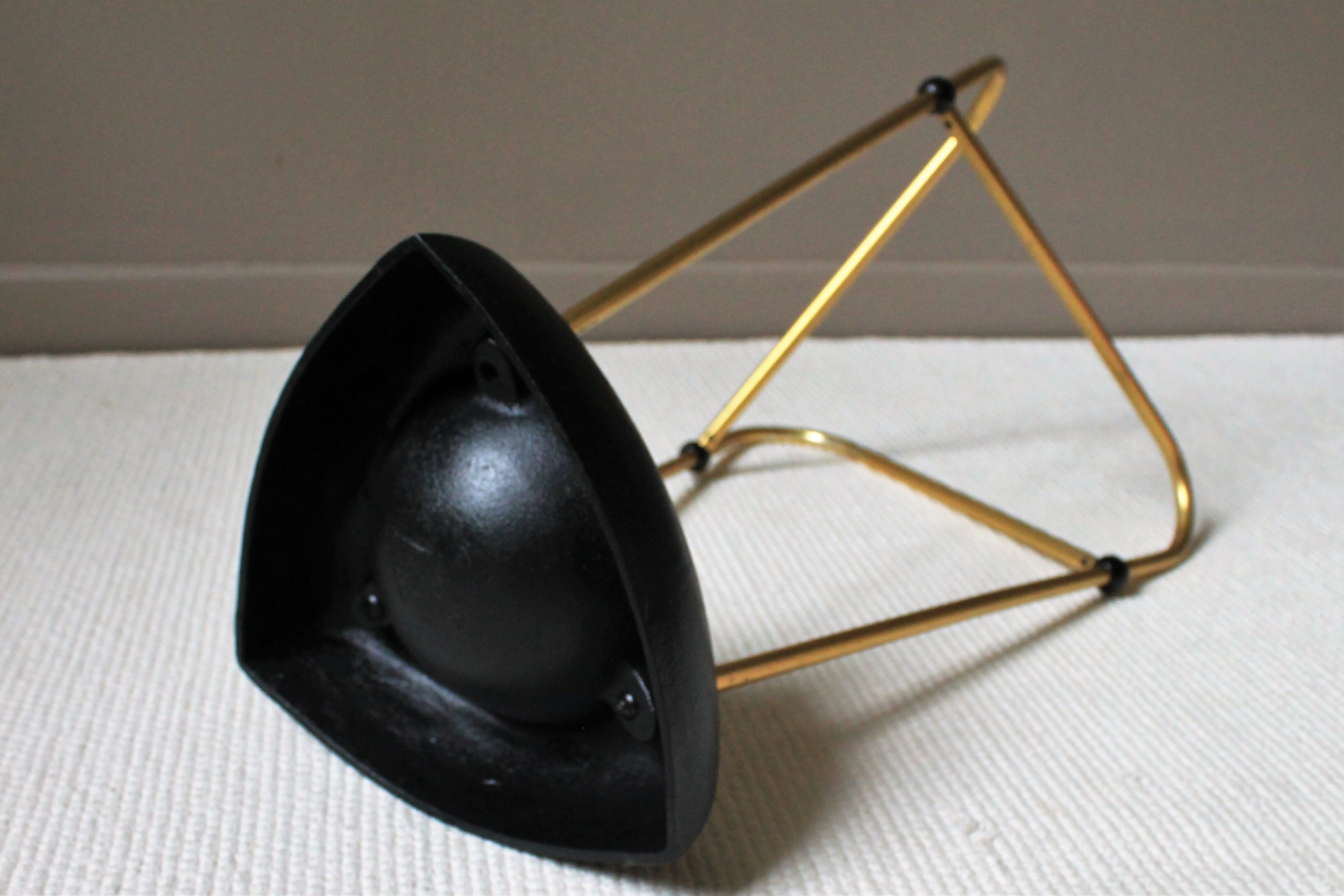 Brass umbrella carrier from the 1940s