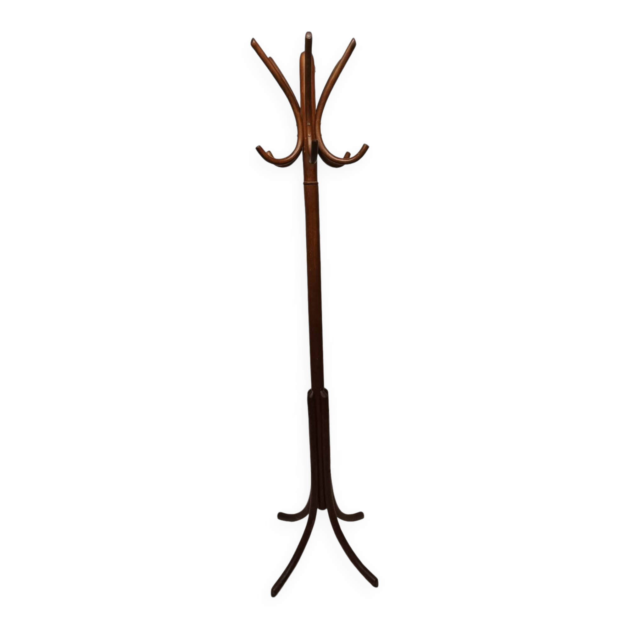 Vintage wooden coat rack