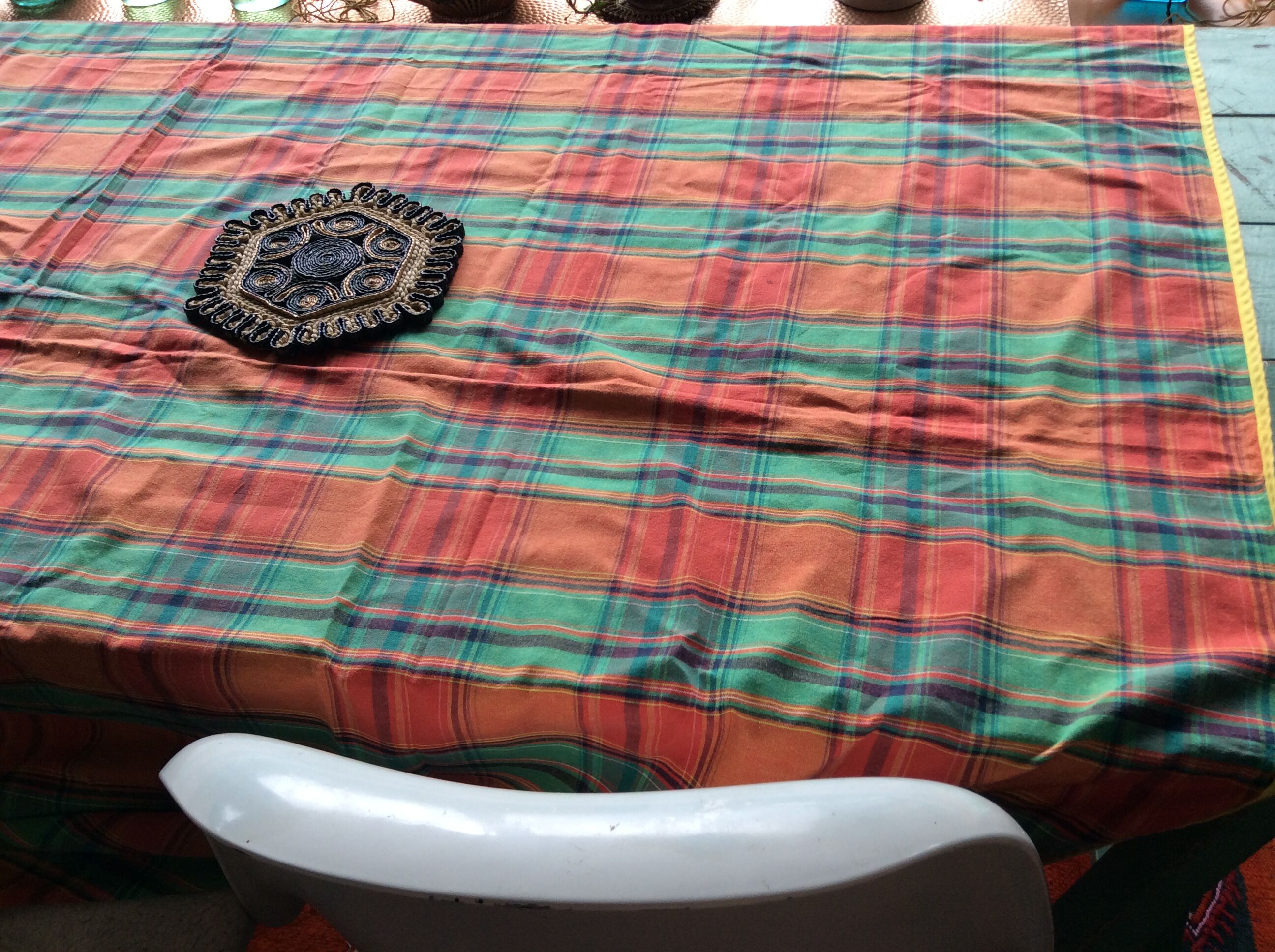 Scottish tablecloth
