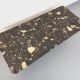 Vintage rectangular coffee table in black marble and smoked glass from the 1970s.