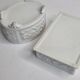 Deux boîtes en biscuit de porcelaine à décor d'angelots