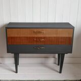 Chest of drawers, console in cherry