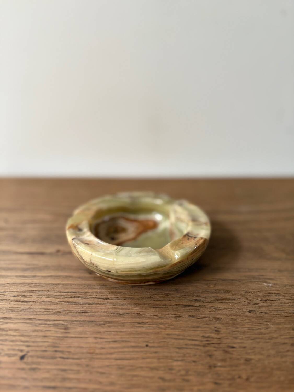 Cendrier en onyx vintage