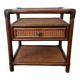Table de chevet Roche Bobois en rotin