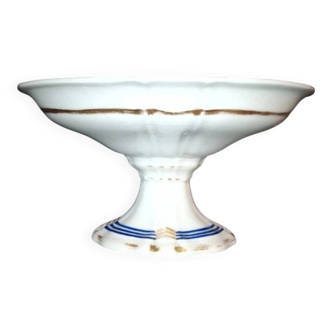 Old compote dish or pie plate