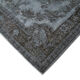 Hand-knotted bohemian turkish 1980s 174 cm x 266 cm grey rug