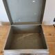 Antique metal suitcase