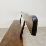 Brutalist elm bench by Aranjou