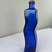 Grande bouteille bleu cobalt