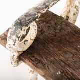 Victorian 'faux bois' garden bench