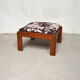 Pair of Danish teak armchairs and footrests, 1960